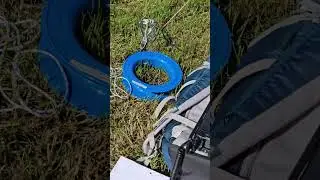 Hyendfed HF antenna lifted in the air with my kite