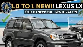 Lexus Full Restoration | پرانی Lexus کو توڑ کر بالکل نئی بنا دیا 😱 | Complete Luxury Car Rebuild