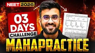 3 Days Challenge | Target 650+ | Last 60 days | NEET 2026 | Nitesh Devnani