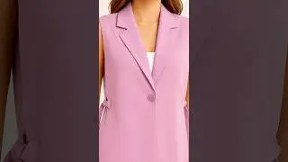 &diams;️Draft Your Own Sleeveless Blazer with a Notched Collar