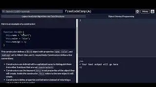 Define a Constructor Function