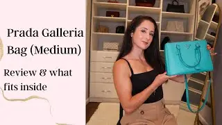 Prada Galleria bag review (Medium, Blue)