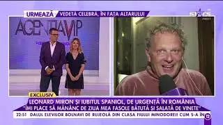 Leonard Miron şi-a adus iubitul de urgenţă &icirc;n Rom&acirc;nia!