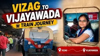 Vizag To Vijayawada 🚂🚃 | Ratnachal Express | Train Journey | Rayalaseema Ep 1 | Indian Railways 🚂
