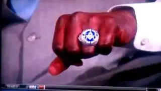 BROTHER SHAQ  SHOWS HIS MASONIC RING ON NATIONAL TV