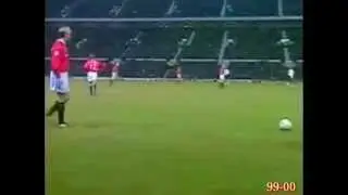 David Beckham king of crossing