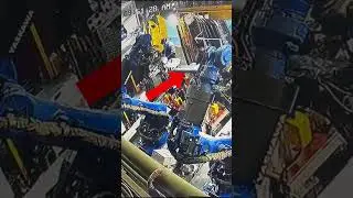 Shocking Robot Accident in Manufacturing Plant | Industrial Safety Awareness Video..#robot accident