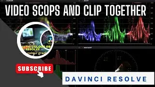 DaVinci Resolve, scopes AND clip together- Resolve, scopes issue FIX All about  Resolve, scopes