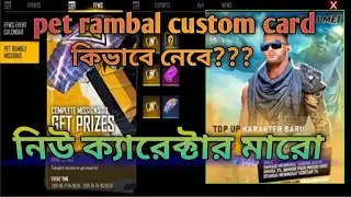pet rumble custom, new carector Maro top up