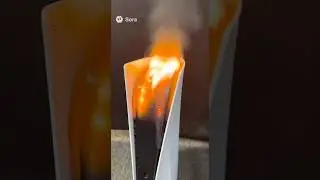 Sony PS5 Catches on Fire #fire