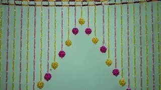 DIY-Easy Door Hanging Toran Making at Home With Beads