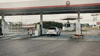 Une station-service