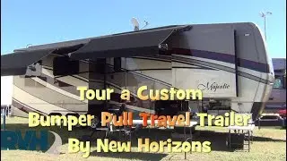Кастомный прицеп для путешествий Bumper Pull от New Horizons