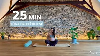 25 MIN JÓGA PRO TĚHOTNÉ I stretching celého těla I Aurora by Viktorie