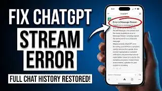 How to Fix Error in Message Stream ChatGPT (Step-by-Step Guide)