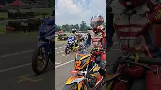 Jupiter Mx 135 cc Turun Balap❗️ #automobile #youtubeshorts #roadrace #balapmotor #racing