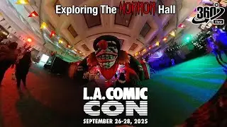 Exiting South Hall into the Horror Hall at LA Comic Con 2025 | 360 Video