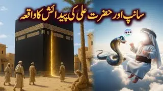 سانپ اورحضرت علیؓ کی پیدائش کاواقعہ Waqia Hazrat Ali Birth| Snake Miracle in Kaba|Islamic Story 2025