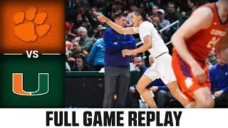Clemson vs. Miami Full Game Replay | 2023-24 ACC Men’s Basketball