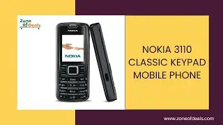BUY NOW!! Nokia 3110 Classic Black Keypad Mobile Refurbished Phone - ZoneofDeals
