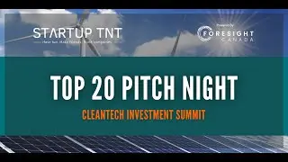 Top 20 Pitch Night at the Cleantech Investment Summit