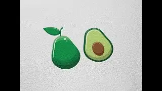 Avocado Vector Adobe Illustrator Tutorial