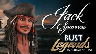 Unboxing the Jack Sparrow Legends in 3D Bust | Pirates of the Caribbean Collectible Review!