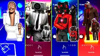 Speakerman vs Skibidi Toilet vs TV Woman vs Cameraman vs tileshopgame musik dance