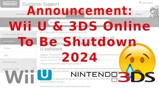 Wii U & 3DS Online Services To Shutdown In 2024. News.