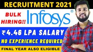 Infosys Recruitment 2021 | Infosys Careers For Freshers | Off Campus Drive For 2021 Batch