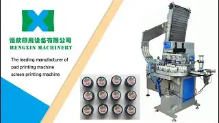 Automatic Four Color Pad Printing Machine for Plastic Caps