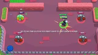 NEVER AUTOAIM CROWS SUPER(Brawl Stars glitch)Supercell must fix 🤨this!!!