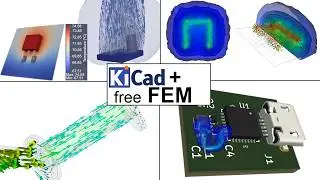 Моделирование электрического поля микрополосковой линии в 3D с помощью Elmerfem