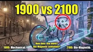 Evolution of Speed: 1900 vs 2100 😱🚲 #shorts #ai