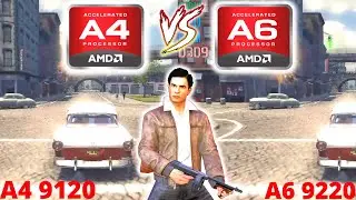 AMD A4-9120 vs AMD A6-9220 Gaming Test in 8 Games (2022)