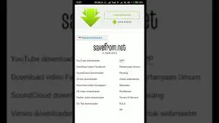 Cara install aplikasi save from net, untuk download video di YouTube