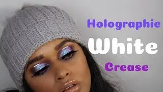 Holographic White Crease Eye Makeup Tutorial | Jcat Beauty Topper |