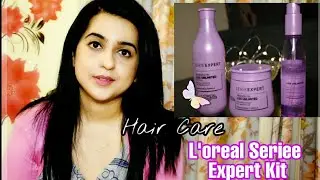 Получите роскошные волосы||Набор L'oreal Serie Expert|| Шампунь, маска и сыворотка для волос Prokeratin||#loreal