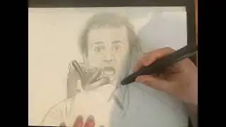 Drawing Bill Murray as Dr. Peter Venkman From &ldquo;GHOSTBUSTERS&rdquo; (1984)