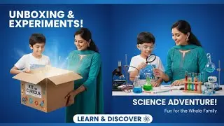 Kit 4 curious unboxing and Review | Science kit | Best toys for Kids|  @SwethasHome