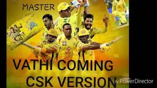 MASTER # VATHI COMING#CSK VERSION#SUBSCRIBE US