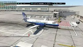 XP11 / PilotEdge / Saab 340a / Reno to Sacramento. /