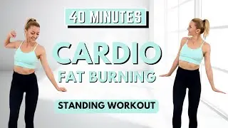 🔥40 Min FAT BURNING CARDIO🔥STEADY STATE CARDIO for WEIGHT LOSS🔥KNEE FRIENDLY🔥NO JUMPING🔥NO REPEATS🔥
