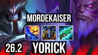 MORDEKAISER vs YORICK (TOP) | Good KDA: 8/1/3 | KR Diamond | 26.2
