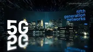 5G Technology & Future Networks | Cinematic Tech Motion Graphics