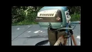 1956 evinrude lower unit rebuild and run