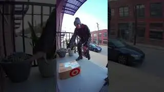 Funny Ring Camera Viral Video 😂 #porchpirate  #packagetheft  #deliverytheft