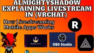 ALMIGHTYSHADOW THE HEDGEHOG: Explaining  Livestream) How Apps Works on Mobile in VRchat