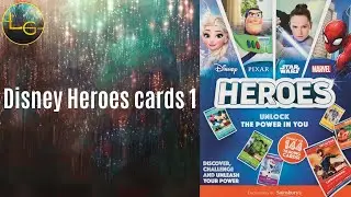 Disney Heroes cards 1