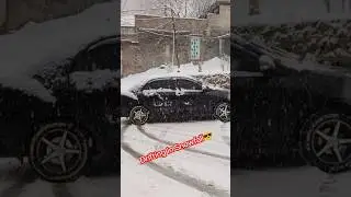 Drifting ||  in Snowfall 2024 #swatvalley  #ytshorts #yputubeshorts #viralvideo